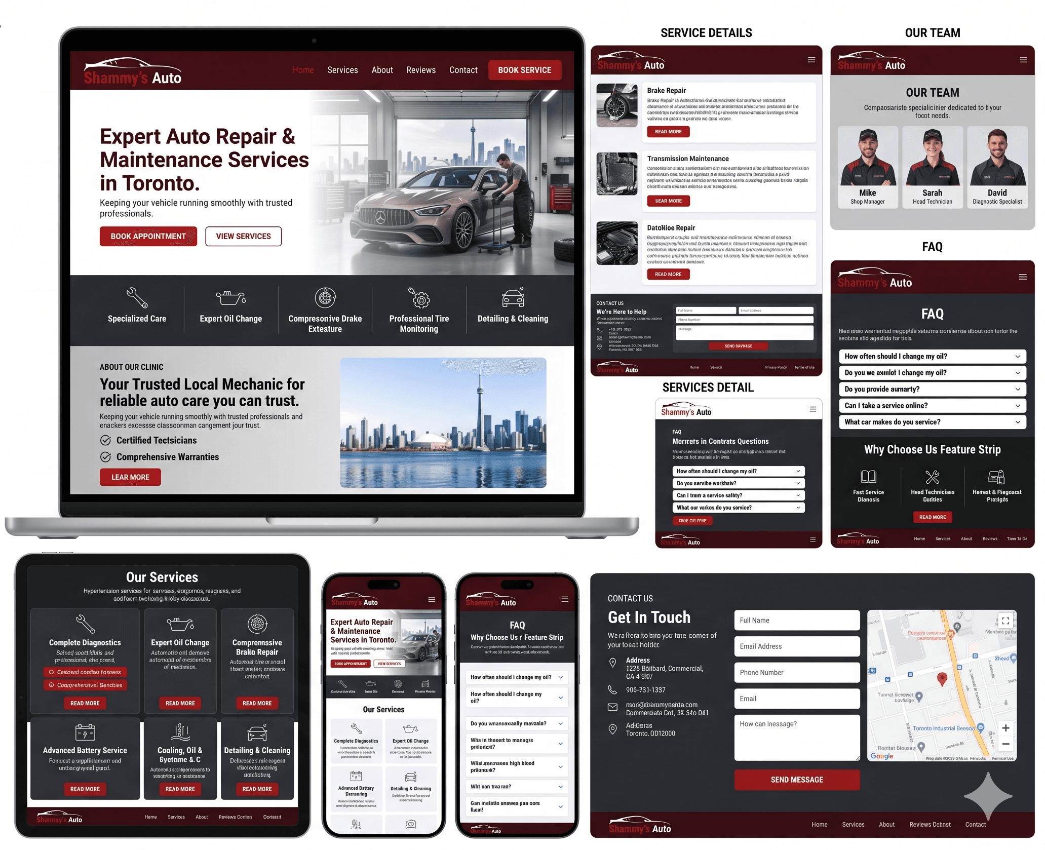 SHAMMY'S AUTO project preview